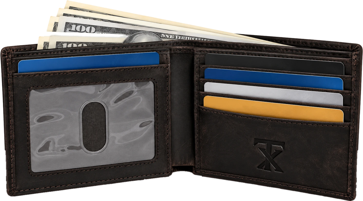 Heritage Bifold in cognac