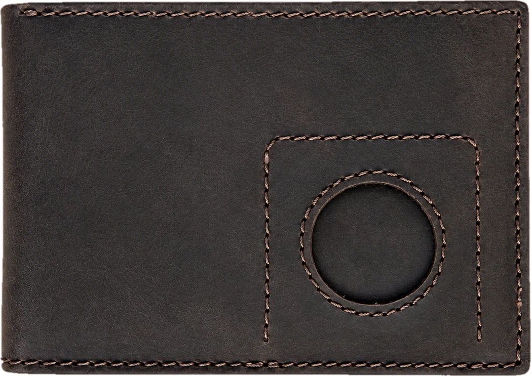 Trace in dark brown